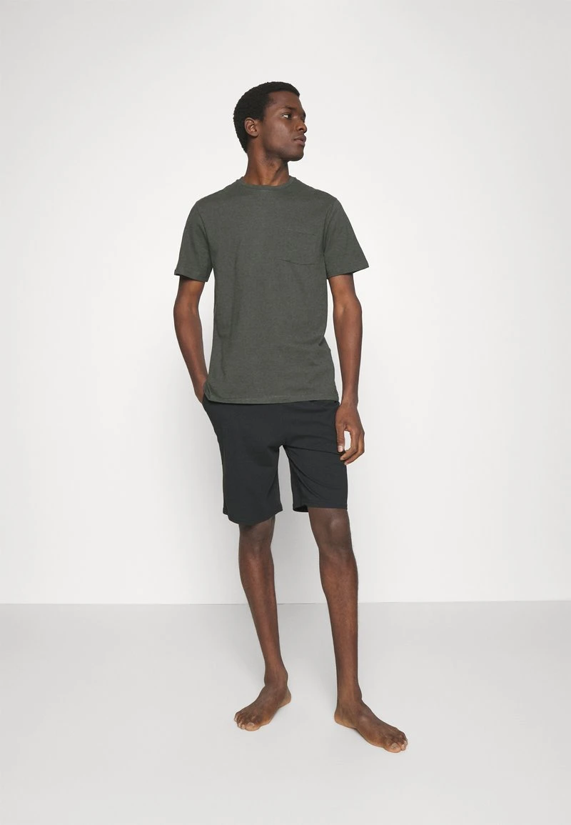 Pier One Nachtwäsche Set - Black/khaki 4 Pier One Nachtwäsche Set - Black/khaki – Bild 2