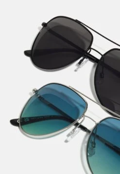 Pier One 2 PACK - Sonnenbrille - Black/blue -Herrenbekleidungsgeschäft 0536698a6dde466ab05cd7db74609b09