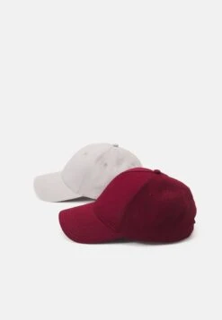 Pier One UNISEX 2 PACK - Cap - Light Grey/berry -Herrenbekleidungsgeschäft 0e39235db2624299b18bab214eb1c946