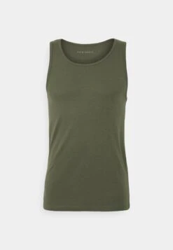 Pier One 3 PACK - Unterhemd/-shirt - Black/khaki/mottled Dark Grey -Herrenbekleidungsgeschäft 0f2fccc3500d43e89c1d03ced73ce834