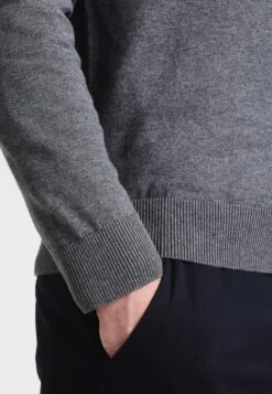 Pier One Strickjacke - Dark Grey Melange -Herrenbekleidungsgeschäft 1248d35da7cb41e3bdbc2fab1f01cdef