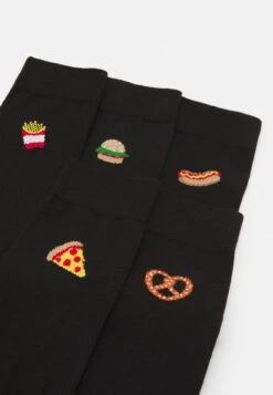 Pier One 5 PACK - Socken - Black -Herrenbekleidungsgeschäft 1eb5df53a0924f949fb1d5c79c086e28