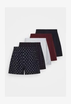 Pier One 5 PACK - Boxershorts - Dark Blue/bordeaux/ Blue -Herrenbekleidungsgeschäft 3422d9ed8c4f49da9db171652d2bfcfc