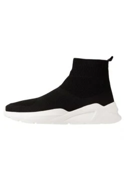 Pier One Sneaker High - Black/white