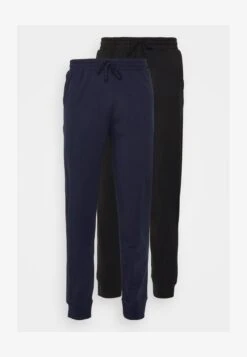 Pier One 2 PACK - Nachtwäsche Hose - Dark Blue/black -Herrenbekleidungsgeschäft 49522b66b23a4bc9ba5cc231f5971a0a