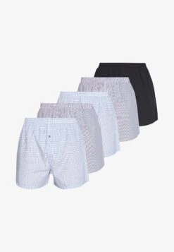 Pier One 5 PACK - Boxershorts - Dark Blue -Herrenbekleidungsgeschäft 531ac8b7783047128783f10fe20a334d