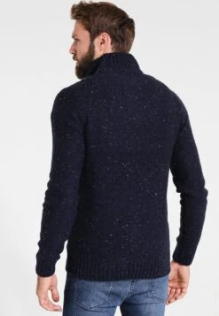 Pier One Strickpullover - Mottled Dark Blue -Herrenbekleidungsgeschäft 532bb7fc4e1e4498867cb7b4e71cb354