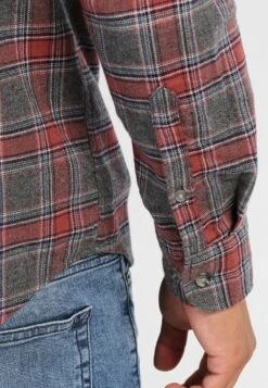 Pier One Hemd - Grey/coral -Herrenbekleidungsgeschäft 551953d0ad2d49119280dd58cb3b0bb3