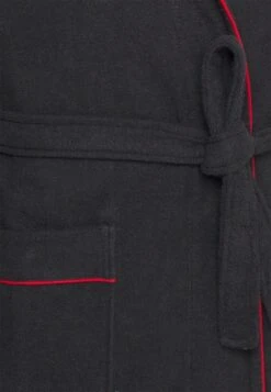 Pier One Bademantel - Black/red -Herrenbekleidungsgeschäft 5ec180ec9059472bac869a3b516d20a1