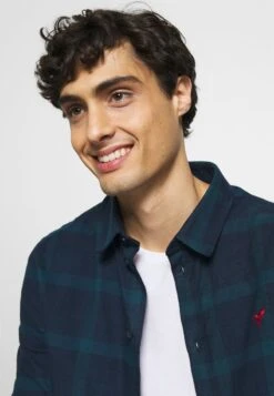 Pier One Hemd - Dark Blue/teal -Herrenbekleidungsgeschäft 60ff006a248a4e558dbde6647cd82b01