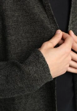 Pier One Strickjacke - Black/olive -Herrenbekleidungsgeschäft 77cc56baa8d64ff08fd27eaa2cfca327