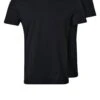Pier One 2 PACK - T-Shirt Basic - Black -Herrenbekleidungsgeschäft 780252fa691540f5a0c48cf89f3c30f2