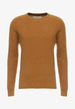 Pier One Strickpullover - Mottled Dark Yellow -Herrenbekleidungsgeschäft 83162adb0e174da3a4851f0ab6d152d2