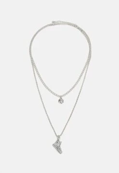 Pier One 2 PACK - Halskette - Silver-coloured -Herrenbekleidungsgeschäft 9d038e7670c342348d18a1c1009866cc