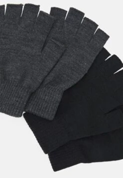 Pier One 2 PACK - Fingerhandschuh - Black/grey -Herrenbekleidungsgeschäft aafa14e2a2c0460b87d418f9de19b76f