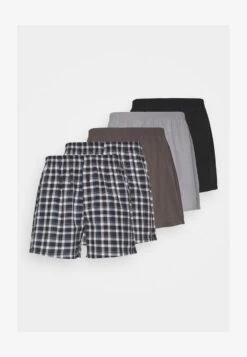 Pier One 5 PACK - Boxershorts - Grey -Herrenbekleidungsgeschäft abc2677e29204b66b44e246719f6eeb4