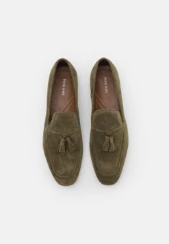 Pier One LEATHER - Slipper - Green -Herrenbekleidungsgeschäft bdf522fc33624bf1b13ed4bff8e4e7bf