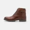 Pier One LEATHER - Schnürstiefelette - Brown -Herrenbekleidungsgeschäft cc36912fd13c41d5bc50a6bc7214b455