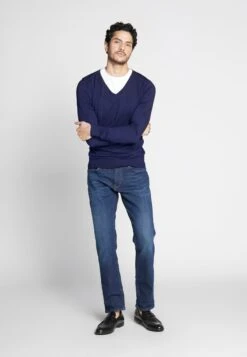 Pier One 4 PACK - T-Shirt Basic - Black/white/blue -Herrenbekleidungsgeschäft d4a00152e448437a88ecae7271a6d961 1