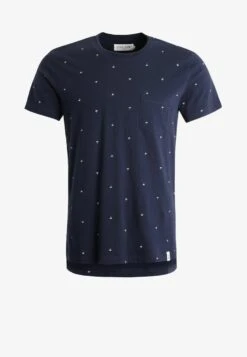 Pier One T-Shirt Print - Navy -Herrenbekleidungsgeschäft da359d8ab59340689320261f676bda5f