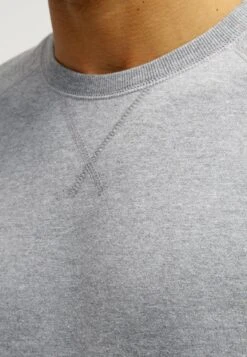 Pier One Sweatshirt - Mid Grey Melange -Herrenbekleidungsgeschäft dd0d57d6d38c4e8e8ba8f643c1d2d4ab