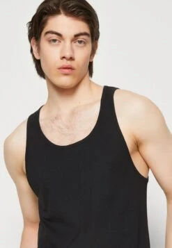 Pier One 3 PACK - Top - Black -Herrenbekleidungsgeschäft df5f7a78c3a34352ab8b0568914160ac