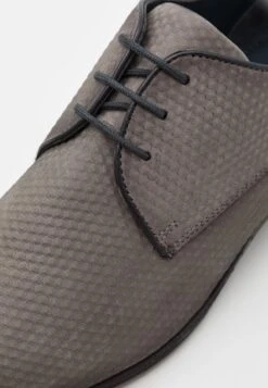 Pier One LEATHER - Schnürer - Dark Grey -Herrenbekleidungsgeschäft e0f1574267c74dc1b5d53d5cfef035ae