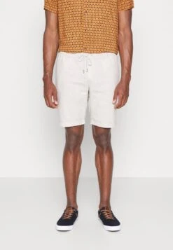 Pier One LINEN BLEND DRAWCORD SHORTS - Shorts - Beige -Herrenbekleidungsgeschäft e1eb8ad428564dfb8727d9aeaa0a8f0f