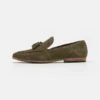 Pier One LEATHER - Slipper - Green 1 Pier One LEATHER - Slipper - Green -Herrenbekleidungsgeschäft f0acf39d5390471aac302c573f5defcd