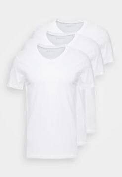 Pier One 3 PACK - T-Shirt Basic - White -Herrenbekleidungsgeschäft f303a530b2ca4ce1b1fd875519edd597