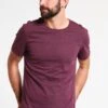 Pier One T-Shirt Basic - Bordeaux Melange -Herrenbekleidungsgeschäft f8786116f078433ead2135d29ff876ec