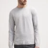Pier One BASIC CREWNECK - Strickpullover - Light Grey -Herrenbekleidungsgeschäft f8db32b329f64ca7a5bff641a17f39df