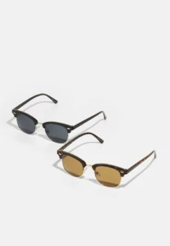 Pier One 2 PACK - Sonnenbrille - Brown/black -Herrenbekleidungsgeschäft fc843ea18b9a49fb93975930696106b8 1