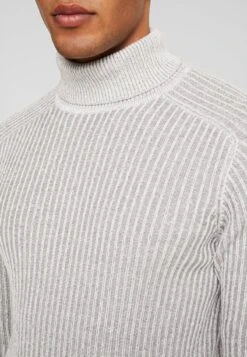 Pier One Strickpullover - 111 - Mottled Light Grey -Herrenbekleidungsgeschäft fea4b15041fe4254ac1426dc28a9b165